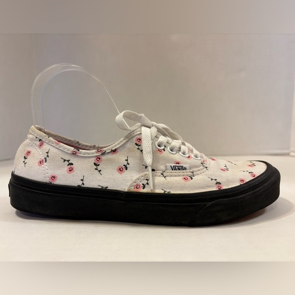 Vans Lazy Oaf limited edition flower blossom print lace-up sneakers size 9 - Picture 3 of 12